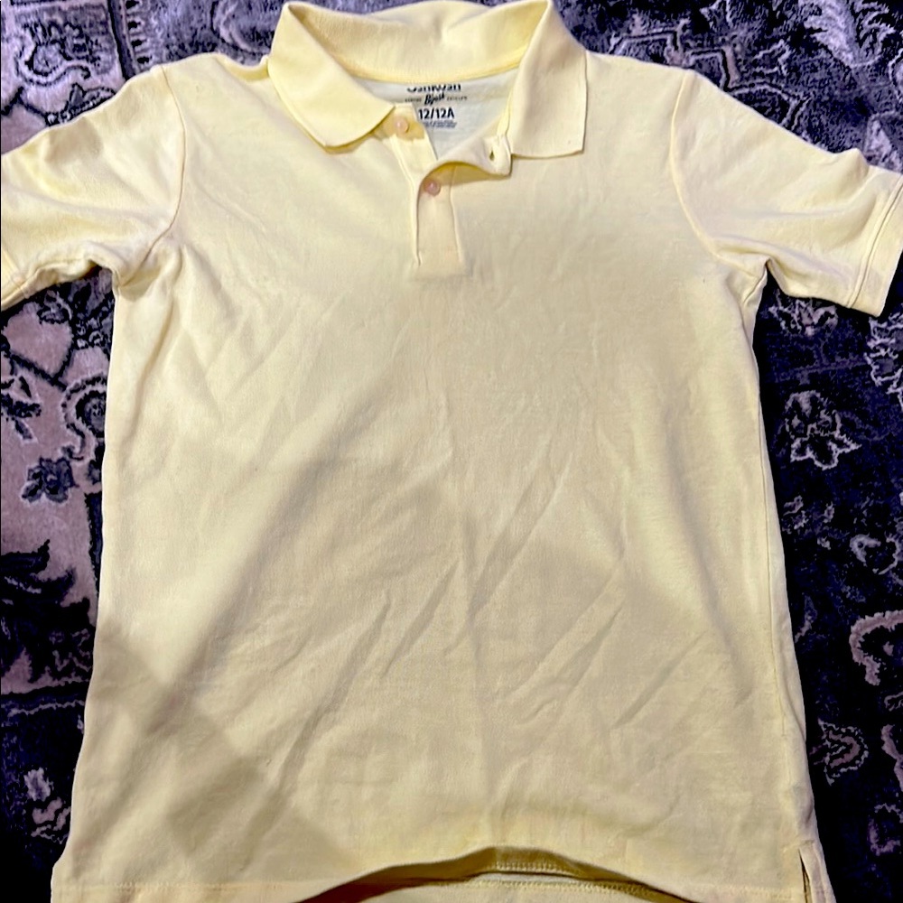 OshKosh B'gosh Yellow Polo Shirt Classic Cotton Pique